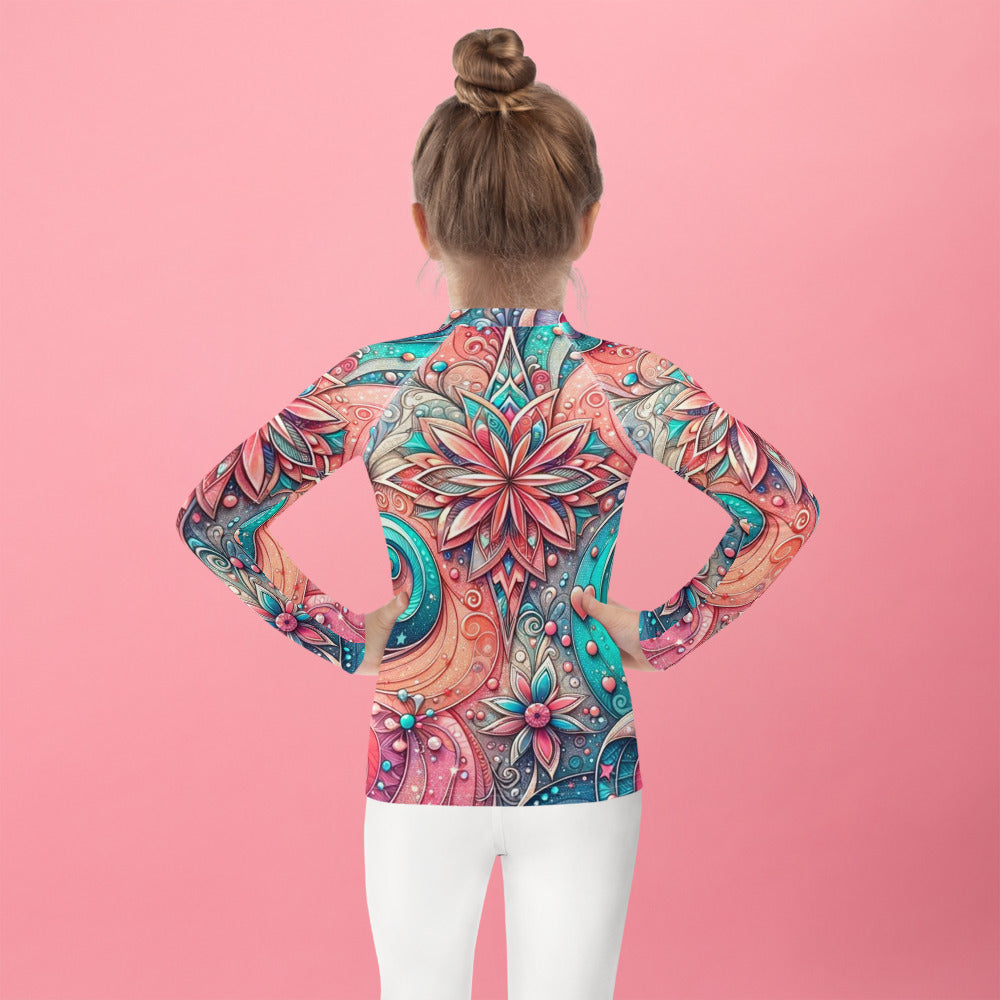 Strawberry Kingdom Kids Rash Guard