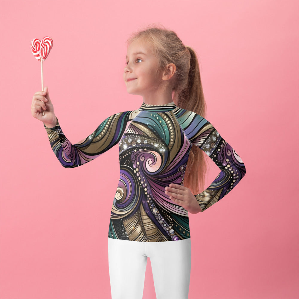 Strawberry Kingdom Kids Rash Guard